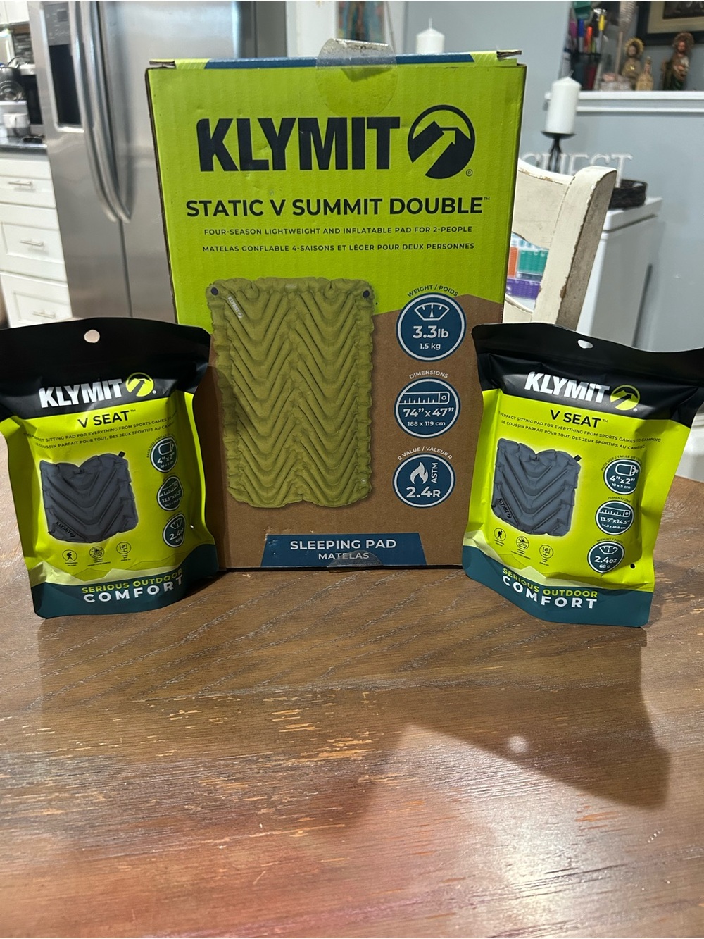 Klymit Static V Summit Double Sleeping Pad - Olive